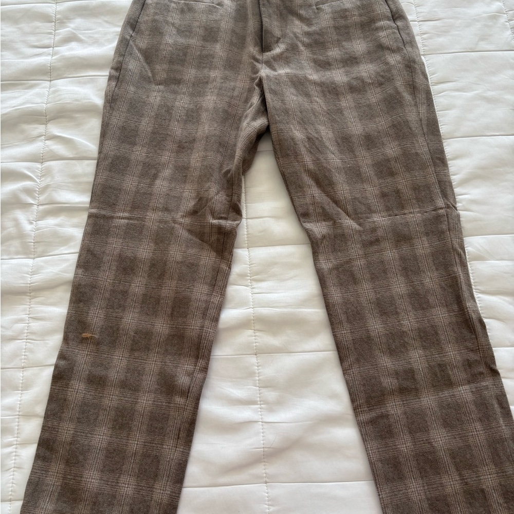 Banana Republic Women’s Tan Plaid pants
